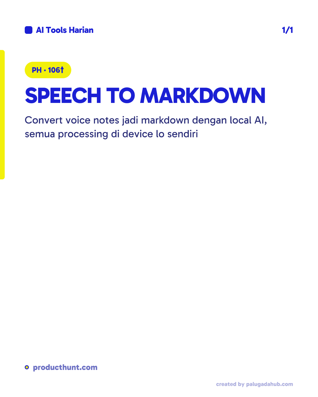Speech To Markdown