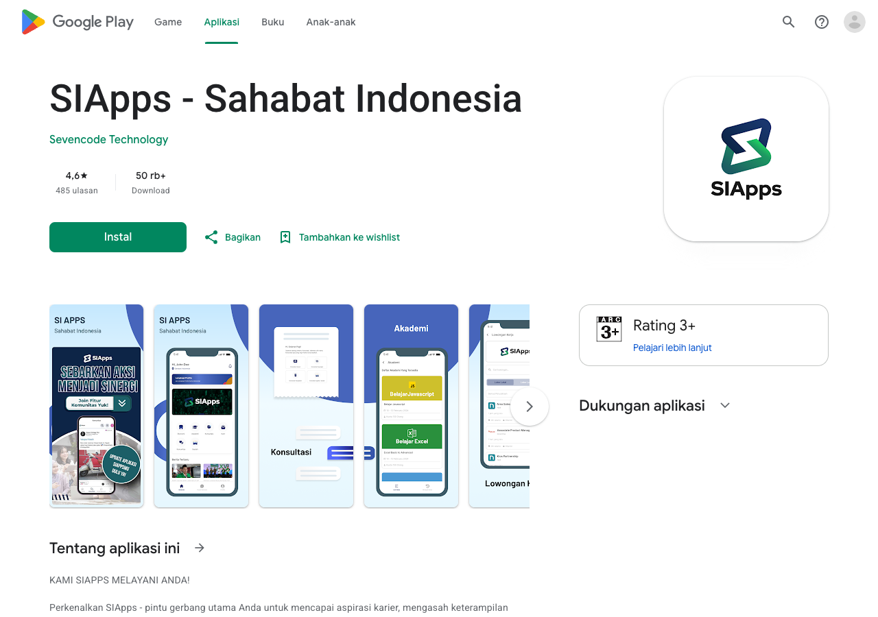 SIApps — Sahabat Indonesia